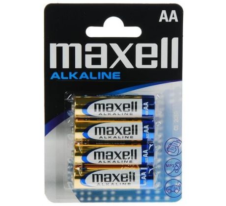 Batérie Maxell Alkaline AA 4ks Blister (LR6)