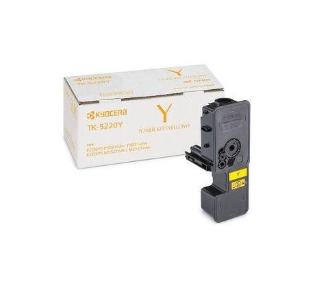 toner KYOCERA TK-5220Y Yellow Ecosys P5021cdn/P5021cdw/M5521cdn/M5521cdw (1200 str.) (TK-5220Y)