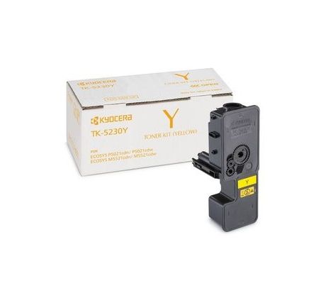 toner KYOCERA TK-5230Y Yellow Ecosys P5021cdn/P5021cdw/M5521cdn/M5521cdw (2200 str.) (TK-5230Y)