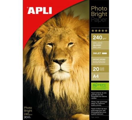 Fotopapier APLI A4 Bright, 240g, 20 hárkov