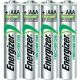 Batéria Energizer mikrotužková nabíjateľná 800 mAh AAA-HR03 / 4 ks