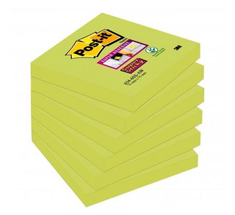 Bločky Post-it Super Sticky zelené 76x76mm