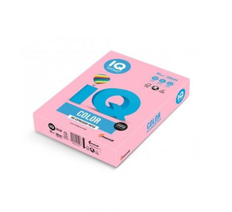 Farebný papier IQ color flamingo ružová OPI74, A4, 80g