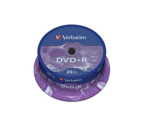 Verbatim DVD+R 16x cake25