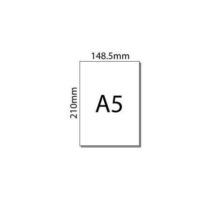 etikety RAYFILM 210x148 univerzálne biele R01001123FA5 (2.000 list./A5) (R0100.1123FA5)