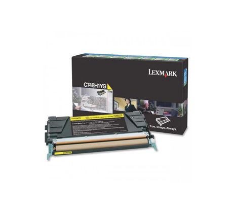 Toner Lexmark C748 YELLOW (10000 str.) (C748H1YG)