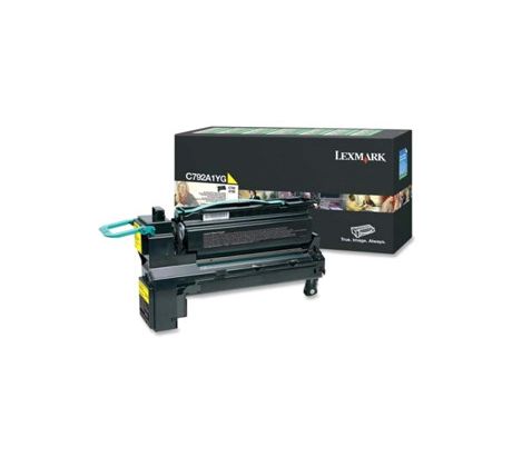 toner Lexmark C792 X792 YELLOW (6000 str.) (C792A1YG)