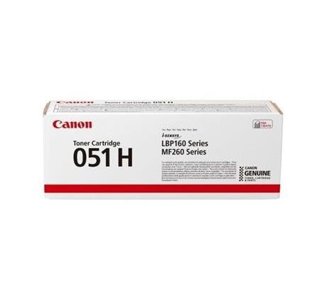 toner CANON CRG-051H black i-SENSYNS LBP162, MF264/MF267/MF269 (4100 str.) (2169C002)