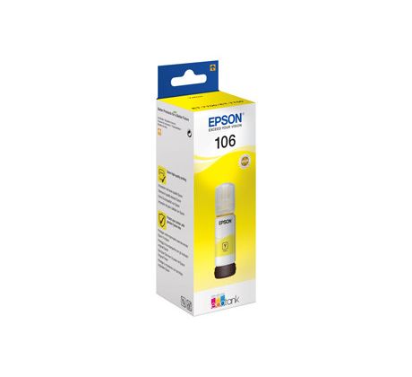 kazeta EPSON ecoTANK 106 Yellow - 70 ml (5000 str.) (C13T00R440)