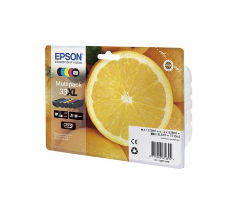 kazeta EPSON XP-530,XP-630,XP-635,XP-830 33XL Multipack (C13T335740)