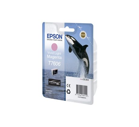 kazeta EPSON T7606 SureColor SC-P600 vivid light magenta (C13T760640)