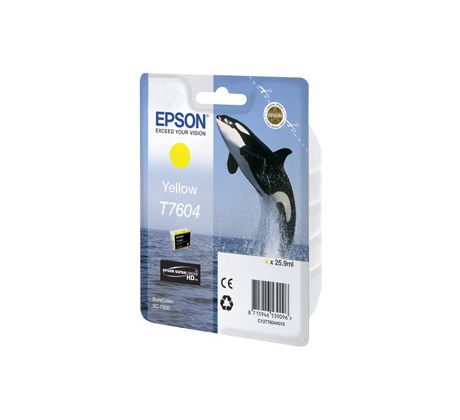 kazeta EPSON T7604 SureColor SC-P600 yellow (C13T760440)