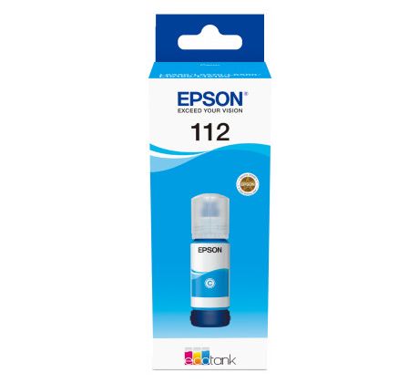 kazeta EPSON ecoTANK 112 Cyan pigment (6000 str.) (C13T06C24A)