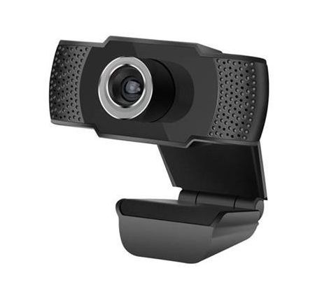 Web kamera C-TECH CAM-07HD, 720P / USB 2.0, mikrofón, čierna (CAM-07HD)