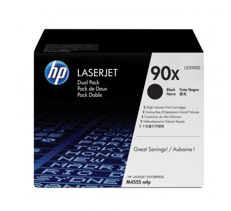 Toner HP CE390XD HP 90X dual pack black (2x24.000 str.) pre LaserJet Enterprise M4555