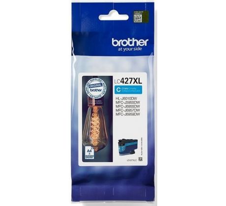 kazeta BROTHER LC-427XL Cyan MFC-J5955DW/MFC-J6955DW/MFC-J6957DW (5000 str.) (LC427XLC)