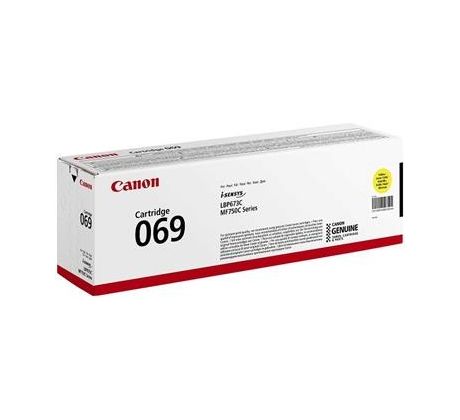 toner CANON CRG-069 yellow i-SENSYS MF752Cdw/754Cdw, LBP673Cdw (1900 str.) (5091C002)