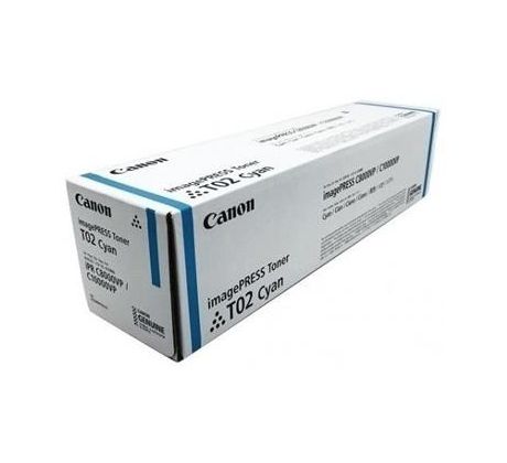 toner CANON T02 cyan iP C8000/C10000 (43000 str.) (8530B001)