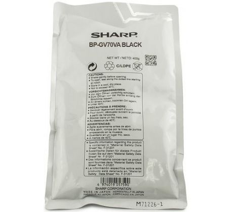 developer SHARP BP-GV70BA Black BP-50C26/50C31/50C36/50C45/50C55/50C65 (1200000 str.) (BPGV70BA)