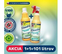 Cleanfit ultrakoncentrát - Benzalkonium Chloride dezinfekčný 1+1=11 l