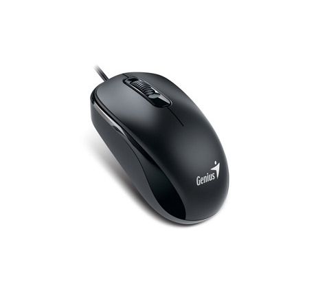 Myš  Genius DX-110 1000 DPI, káblová  PS/2, čierna (31010116108)