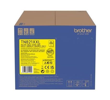 toner BROTHER TN-821XXL Yellow HL-L9430CDN/L9470CDN, MFC-L9630CDN/L9670CDN (12000 str.) (TN821XXLY)