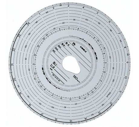 Tachog. kotúče Kienzle 180-24 4B, 100ks