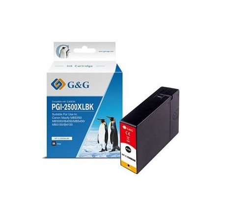 alt. kazeta G&G pre CANON PGI-2500XLBK Maxify MB5050/MB5350/IB4050 (74.6ml/BK) (NP-C-2500XLBK/C(PG))