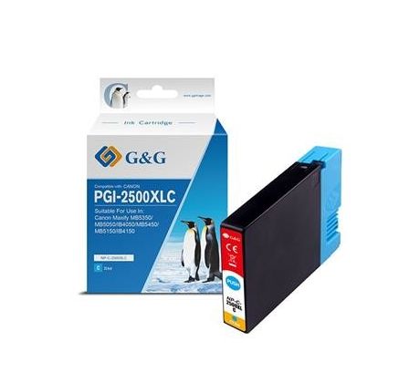 alt. kazeta G&G pre CANON PGI-2500XLC Maxify MB5050/MB5350/IB4050 (20.4ml/C) (NP-C-2500XLC/C(PG))