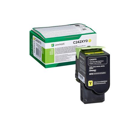 Toner Lexmark MC2640,C2535,C2425,MC2425,MC2535 YELLOW (3500 str.) (C242XY0)