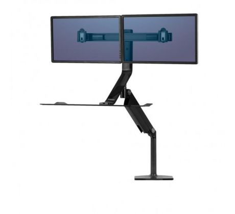 Polohovateľný stojan Sit-Stand Extend pre 2 monitory