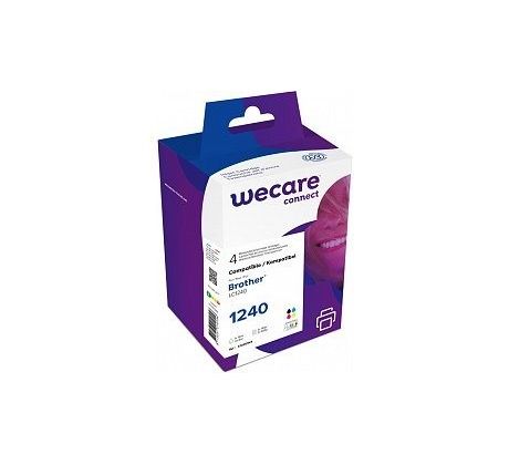 alt. multipack wecare ARMOR pre BROTHER LC1240 VAL BP Black+CMY pre DCPJ525,J725,MFCJ430,J6510,J6710,J6910 16/3x8ml (K10351W4)