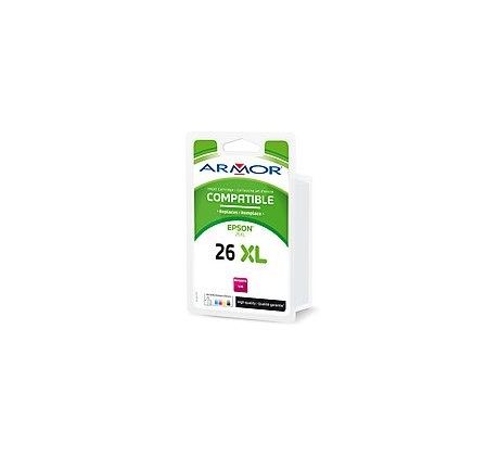 alt. kazeta wecare ARMOR pre EPSON T263340 Magenta pre XP510,520,600,700,710,720,800,810 14ml (700 str.) (K12631W4)