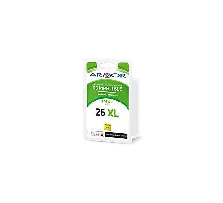 alt. kazeta wecare ARMOR pre EPSON T263440 Yellow pre XP510,520,600,700,710,720,800,810 14ml (700 str.) (K12632W4)