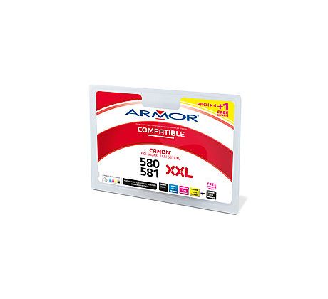 alt. multipack wecare ARMOR pre CANON Pixma TR7550 PGI580XXL Black + CLI581XXL CMYK (K10503W4)