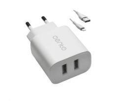 nabíjačka CENTO P100 Iphone 2USB/2A/12W biela (LCINCVOIAJP100IALB)