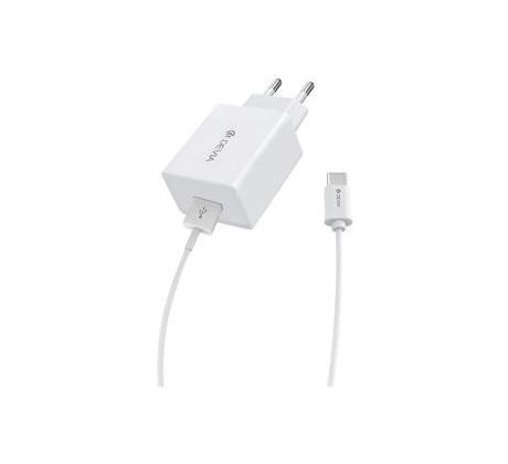 nabíjačka Devia 12CA Typ C 1USB/2A/10W biela (1m 2A) (IEINCVOIAJC12ALB)