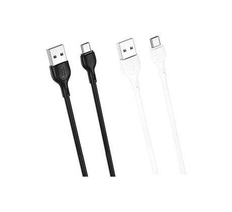 kábel XO NB200 USB - USB-C 1,0m 2.1A čierny (GSM111866)