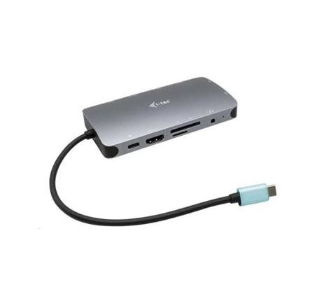 iTec USB-C Metal Nano Dock HDMI/VGA s LAN + Power Delivery 100 W (C31NANODOCKVGAPD)