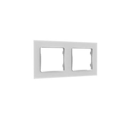 rám k vypínaču Shelly Wall Frame 2 - biely (SHELLY-WF2-WHT-1221)