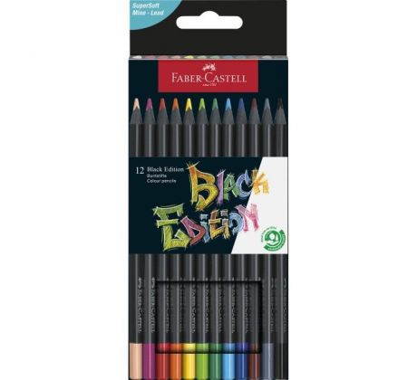 Frabičky Faber Castell Black Edition 12ks