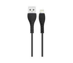 kábel XO NB165 Iphone-USB čierny (3A) (IXCABNB165INEG)