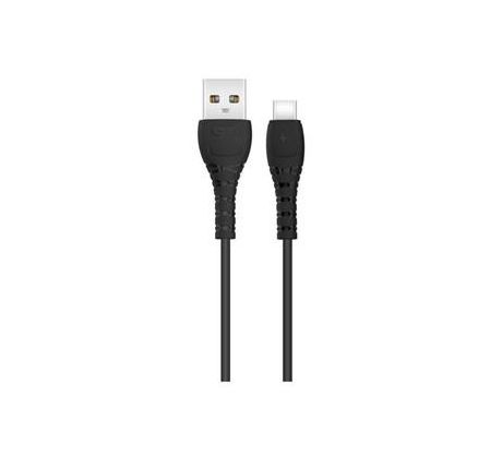 kábel XO NB165 TypC-USB čierny (3A) (IXCABNB165CNEG)