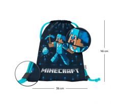 Vrecko BAAGL Minecraft Blue Axe