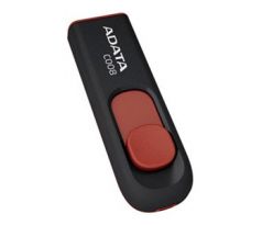 USB kľúč ADATA Classic Series C008 64GB USB 2.0, výsuvný konektor,čierno-červený (AC008-64G-RKD)