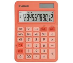 stolová kalkulačka CANON LS-125KB oranžová, 12 miest, solárne napájanie + batérie (6819C002)