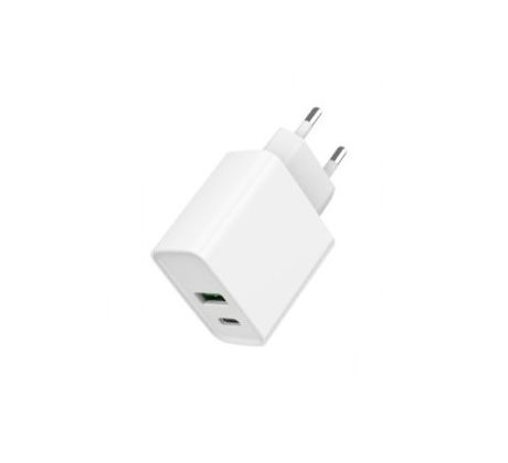 2-port 20 W USB fast charger, white (TA-UC-PDQC20-01-W)