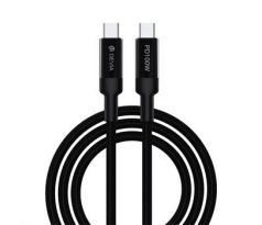 kábel Devia EC309 Extreme PD USB-C - USB-C 1,5 m 100W čierny (BRA011847)