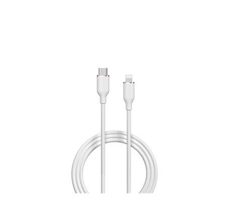 kábel Devia Jelly EC631 USB-C - Lightning 1,2 m 27W biely (BRA012889)