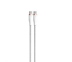 kábel Devia Star EC320 PD USB-C - USB-C 1,5 m 60W 3A biely (BRA013687)